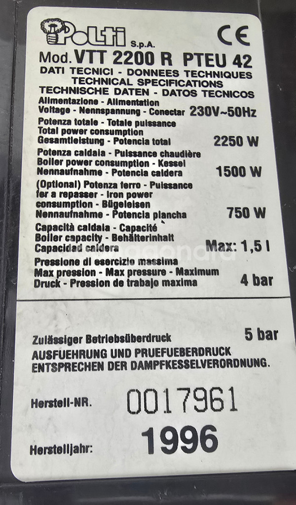 Polti 스팀 청소기 세트--7