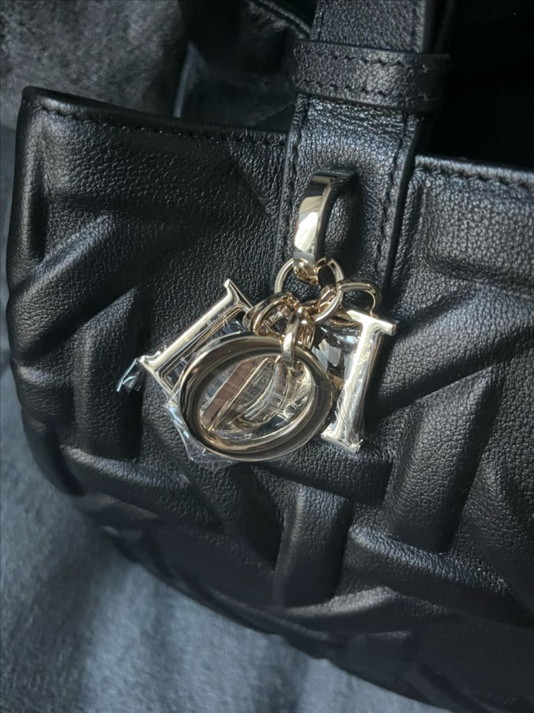 디올 그래픽 까나쥬 뚜주흐 백 미듐 블랙--3