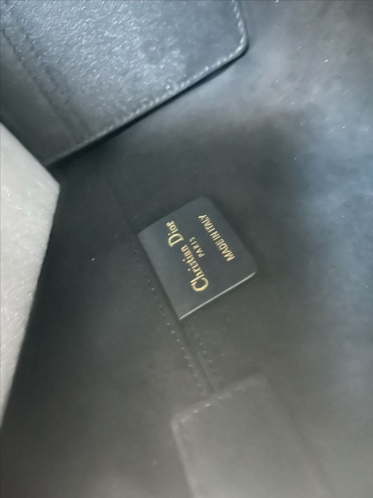 디올 그래픽 까나쥬 뚜주흐 백 미듐 블랙--4