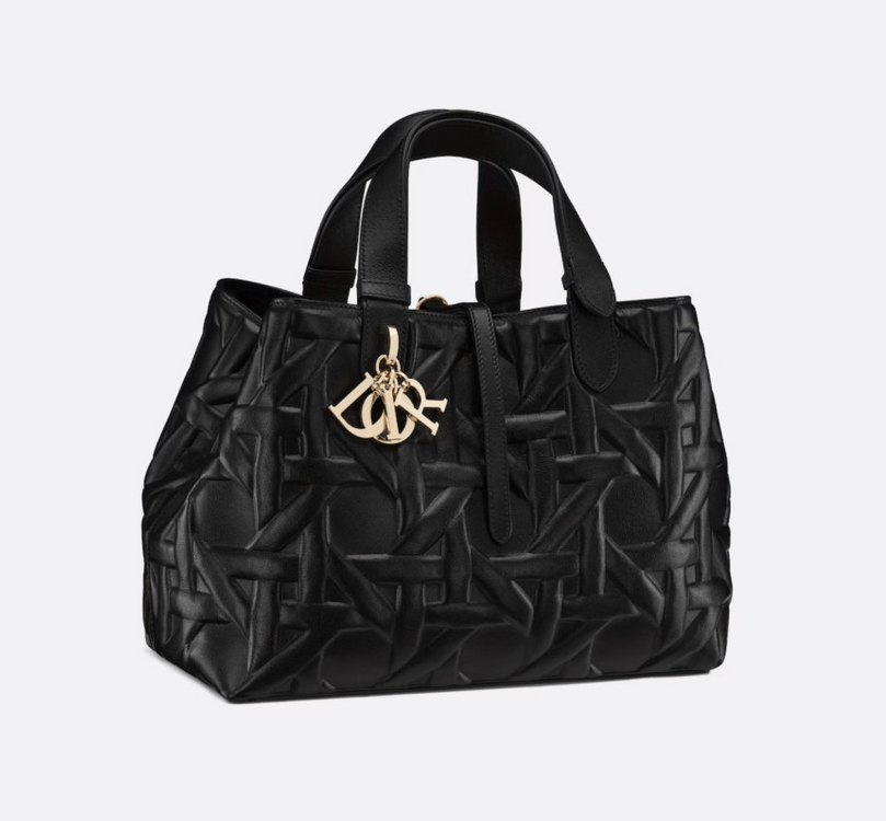 디올 그래픽 까나쥬 뚜주흐 백 미듐 블랙--7