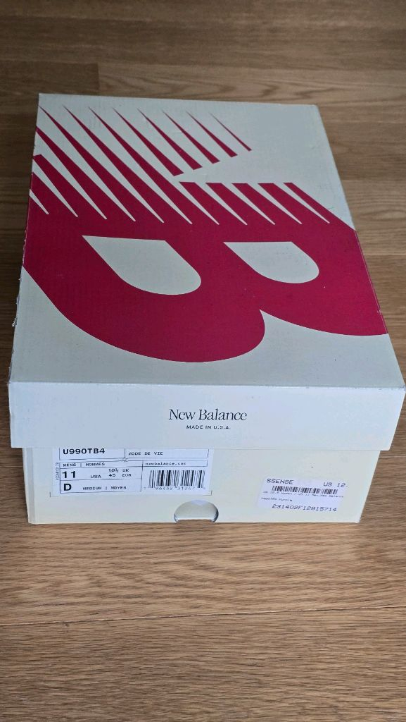 (새제품) 뉴발란스 990v4, U990TB4_290--4