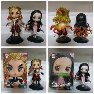 귀멸의칼날 큐포스켓 쿄주로 네즈코 피규어 스페셜컬러 2종일괄