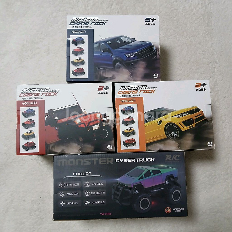 미니 RC카 4종 일괄--1