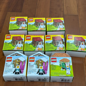 레고 미피 소박스 판매합니다. (치킨, 펭귄, 토끼, 진저브레드맨 )