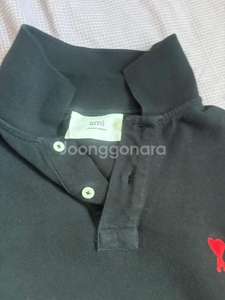 아미 반팔 폴로셔츠 백화점판--1