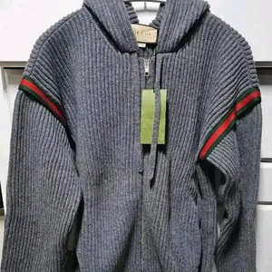 구찌 니트 후드집업 L 새상품 백화점판