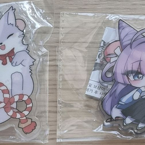 스텔라이브 텐코 시부키 2025 생일 여우폼 키링+운동회 키링 일괄판매