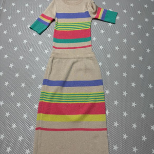 (새상품) SI 스트라이프 니트 원피스