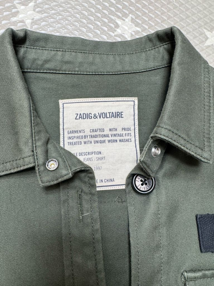 자딕앤볼테르 야상 자켓 XS 카키--1