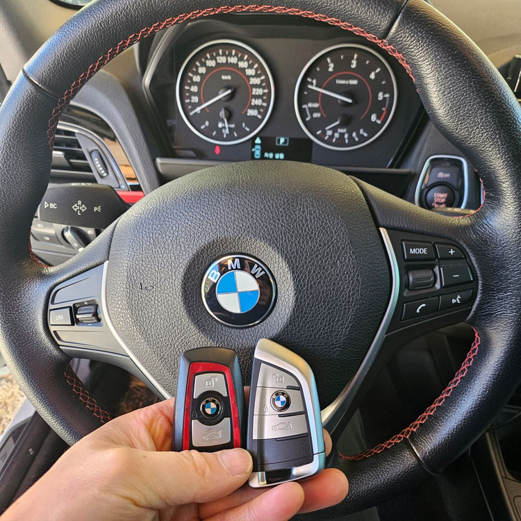 BMW 118d 차키 하나 남았을 때, 칼키 추가 제작이 정답 이미지