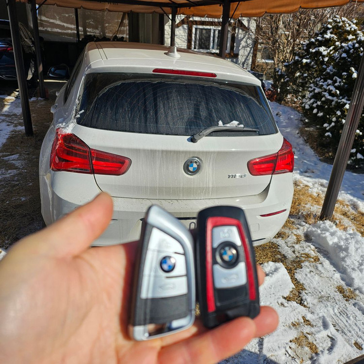 BMW 118d 차키 하나 남았을 때, 칼키 추가 제작이 정답 이미지