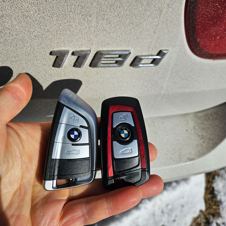 BMW 118d 차키 하나 남았을 때, 칼키 추가 제작이 정답 이미지