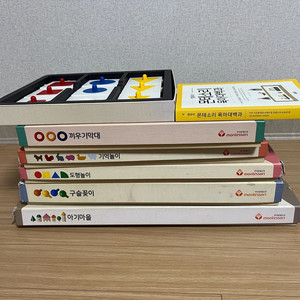 베이비 몬테소리 교구 5종+책