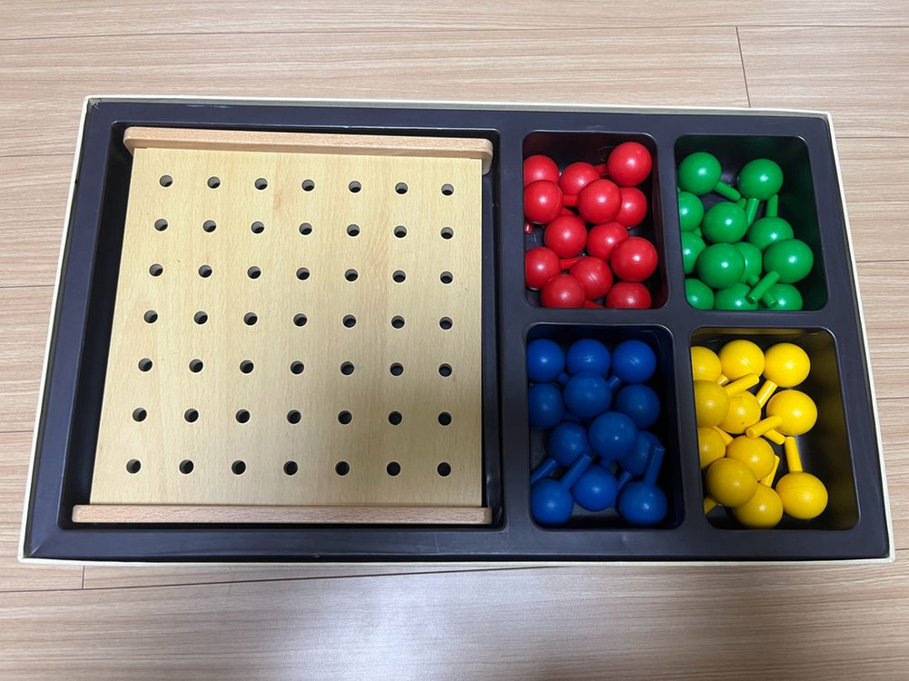 베이비 몬테소리 교구 5종+책--2