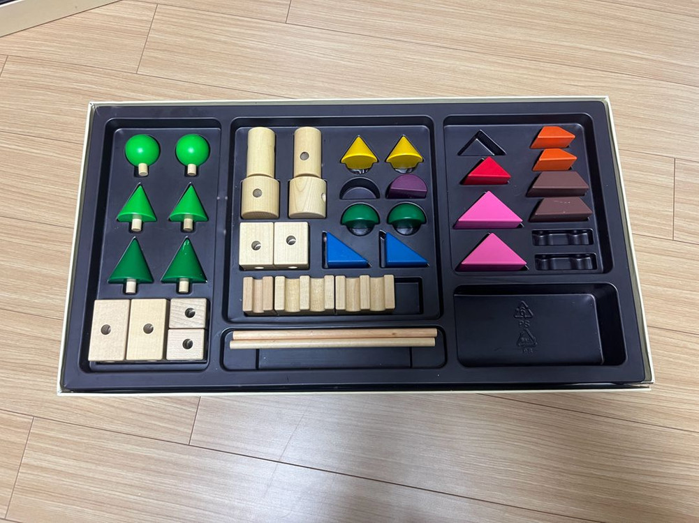 베이비 몬테소리 교구 5종+책--6