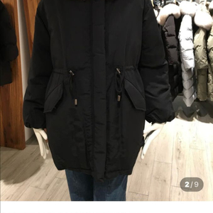 새옷같은 지컷패딩 사가퍼 야상 구스다운 중기장 오버핏55(66가능