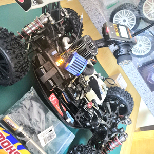 *각종교신가능*니트로엔진1/8RC카(튜닝Up버전)호바호HYPER7.5풀패키지알씨카셋~바람에언덕에서