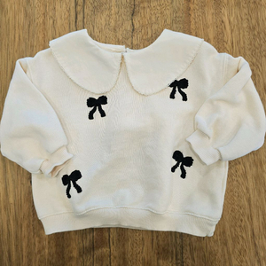 자라 키즈 리본카라맨투맨 1 1/2사이즈 바지2개 24M