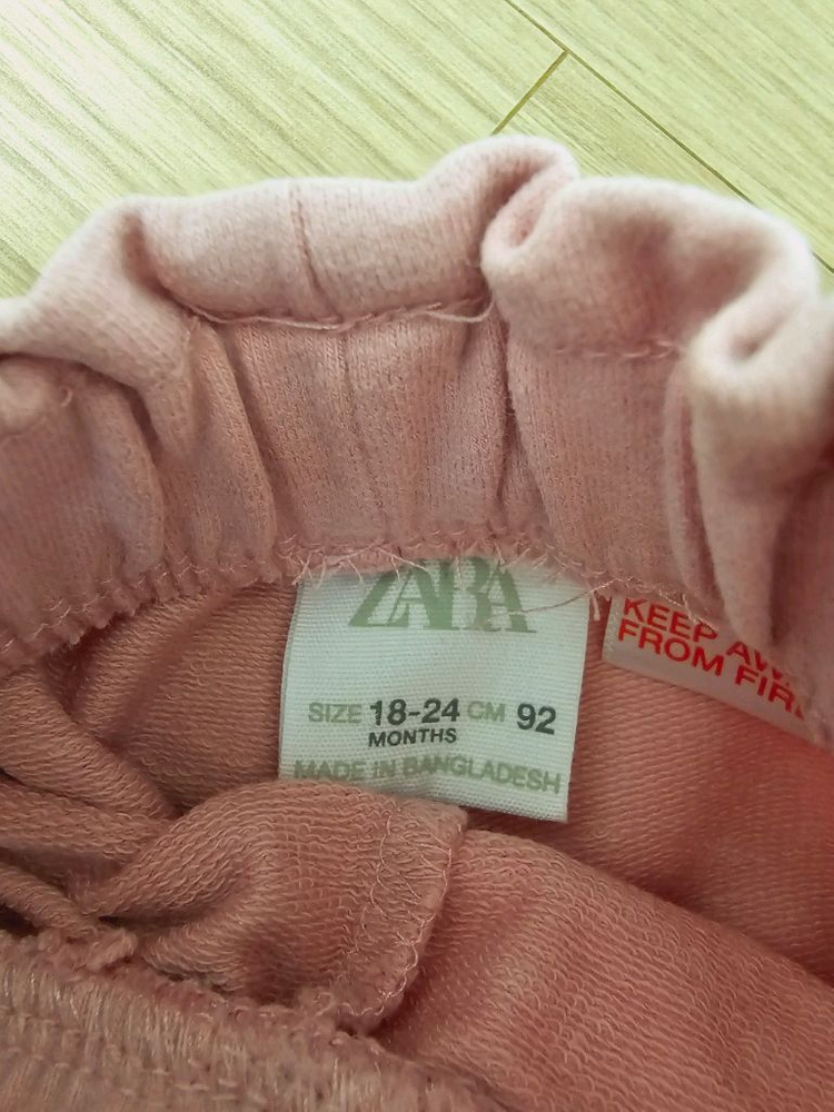 자라 키즈 리본카라맨투맨 1 1/2사이즈 바지2개 24M--6