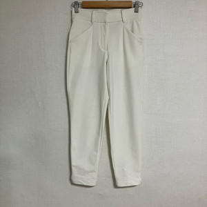 나이키 크림 화이트 밴딩 기모 슬랙스 바지