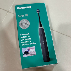 파나소닉 초소형 음파 전동칫솔 LCD 초미세모 교정 어금니 칫솔 고속충전 EW-DA48