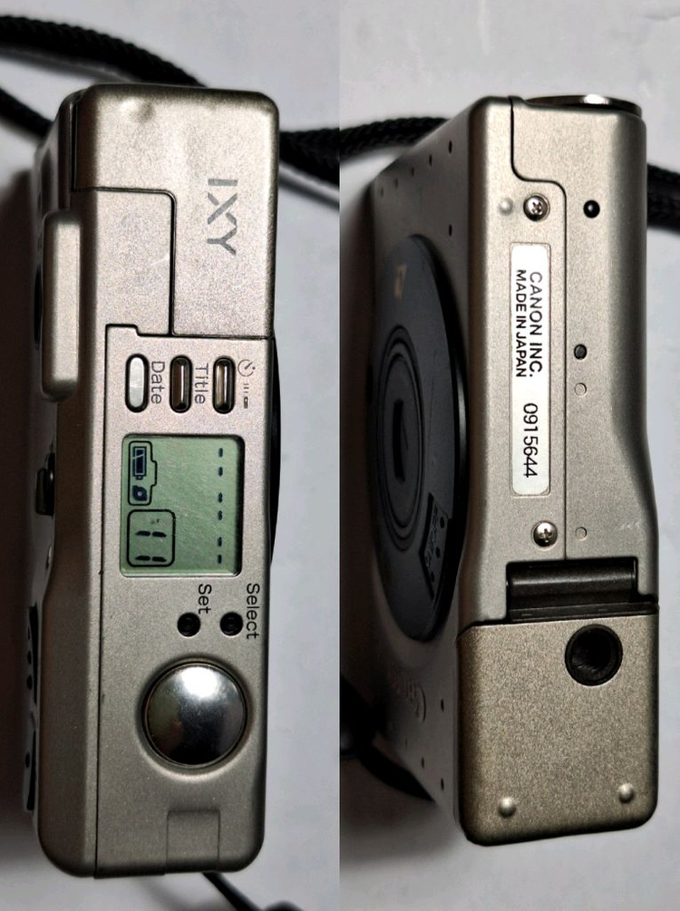 캐논 IXY 1세대 APS 필름카메라 빈티지 레트로 로모 인테리어 앤틱 엔틱 수집 복고 y2k 일본 감성 필카 이미지