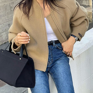 로니엘 아론 블루종 핸드메이드 점퍼