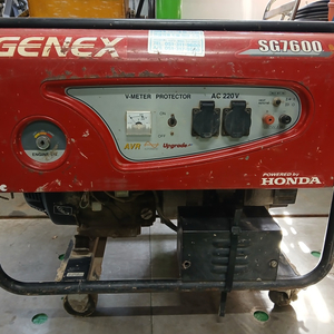 7.5kw 220V 발전기 이미지