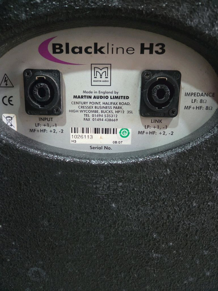 프로페셔널 스피커 마틴오디오 mantin audio black line h3--1