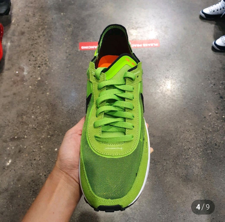 나이키 와플원 일렉트릭 그린 남성운동화--3