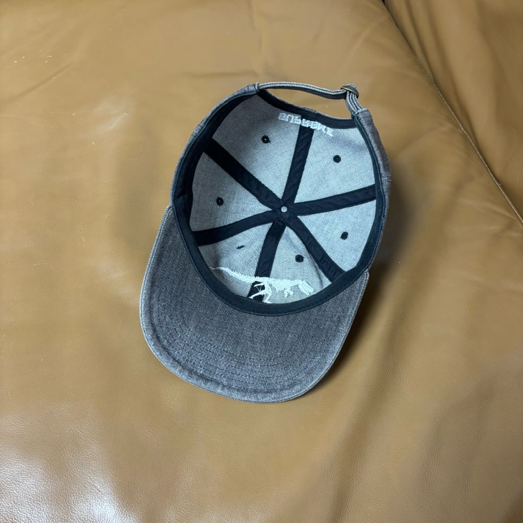 슈프림 6패널 볼캡 모자 쥬라기 워시드 데님 블랙--5