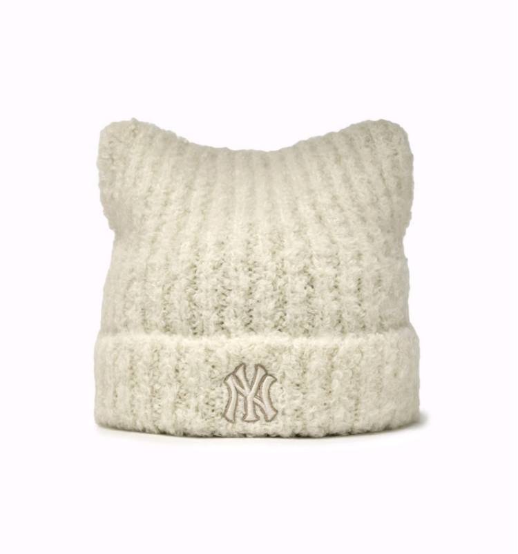 [미개봉] MLB 미야옹 카리나 비니 검정 / 크림색--3