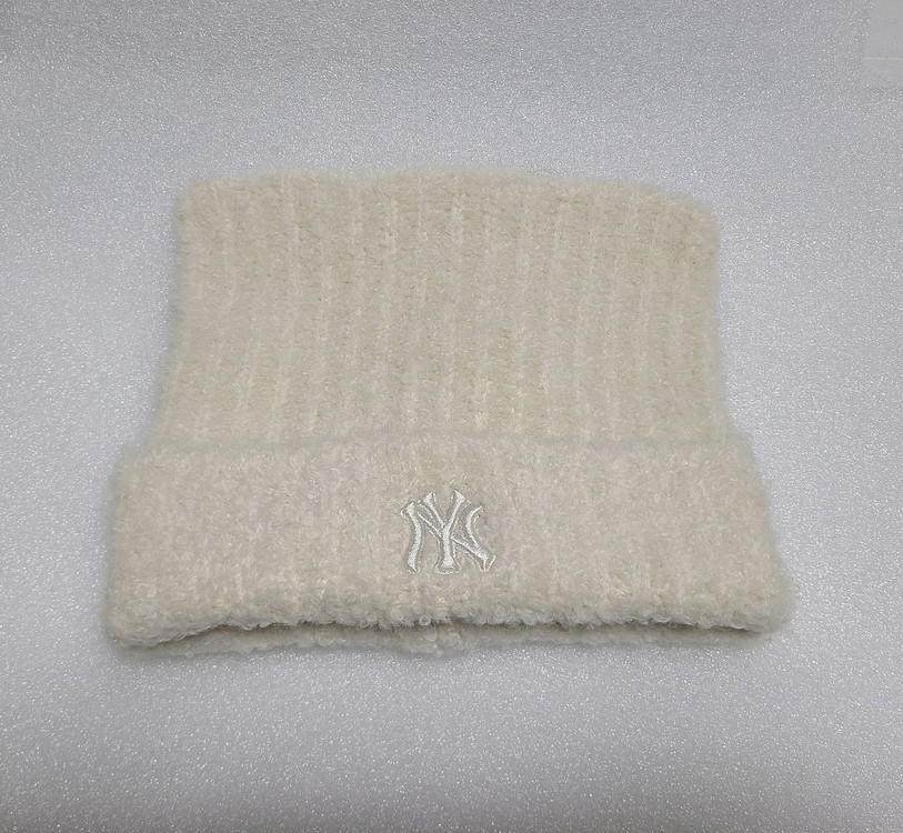 [미개봉] MLB 미야옹 카리나 비니 검정 / 크림색--5