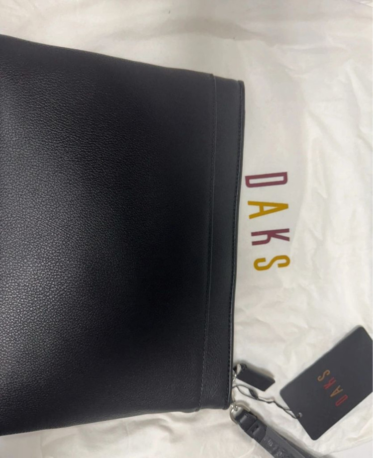 그리드 패턴 클러치백 닥스 남성 클러치 DBBABE276BK--1