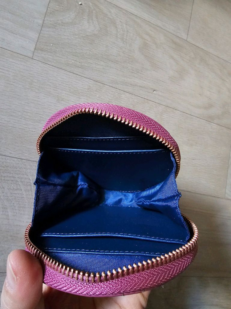 스타벅스 핑크 원형 파우치 동전지갑--2