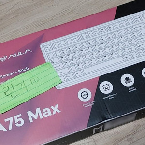 EPOMAKER x AULA 에포메이커 독거미 EA75 Max 유무선 기계식 키보드 (블랙) 풀박스 팝니다