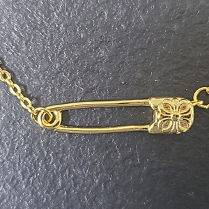 크롬하츠 세이프티핀 디자인 목걸이 체인 (새상품)