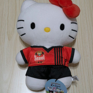 k리그 산리오 콜라보 fc서울 헬로키티 인형 +파니니카드 2장