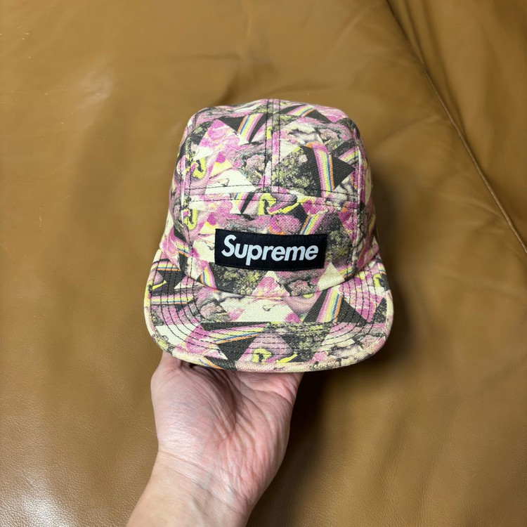 슈프림 캠프캡 모자 박스로고 리버티--1