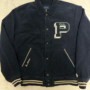 폴로 코듀로이 레터자켓 M 새상품 판매합니다