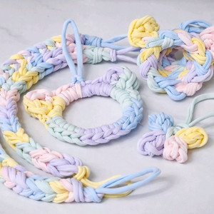 양말목 피그미다람쥐 파스텔 곰돌이 세트