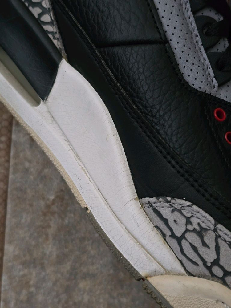 (250)나이키 에어 조던 3 블랙 시멘트 스니커즈 운동화 이미지