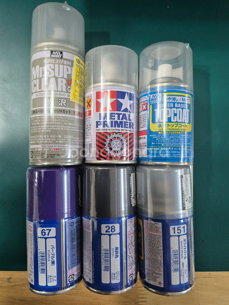 *개별판매*프라모델전용(밀봉새제품)타미야,MrHOBBY스프레이페인트*각7천원씩~바람에언덕에서--2