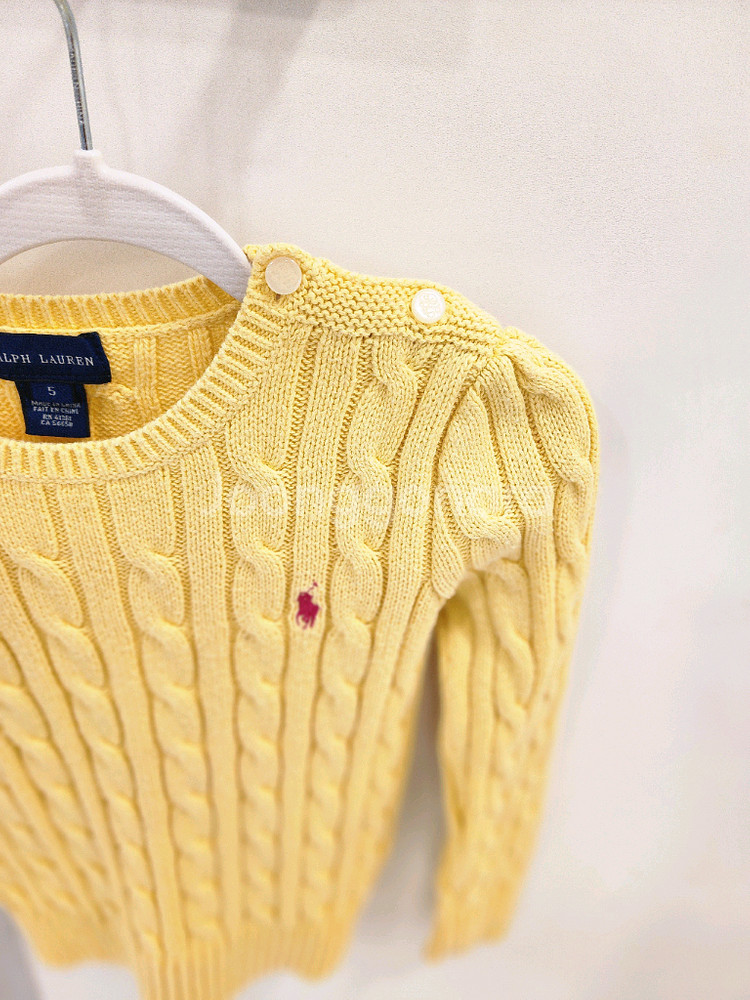 폴로 랄프로렌 꽈배기 니트 5세--2