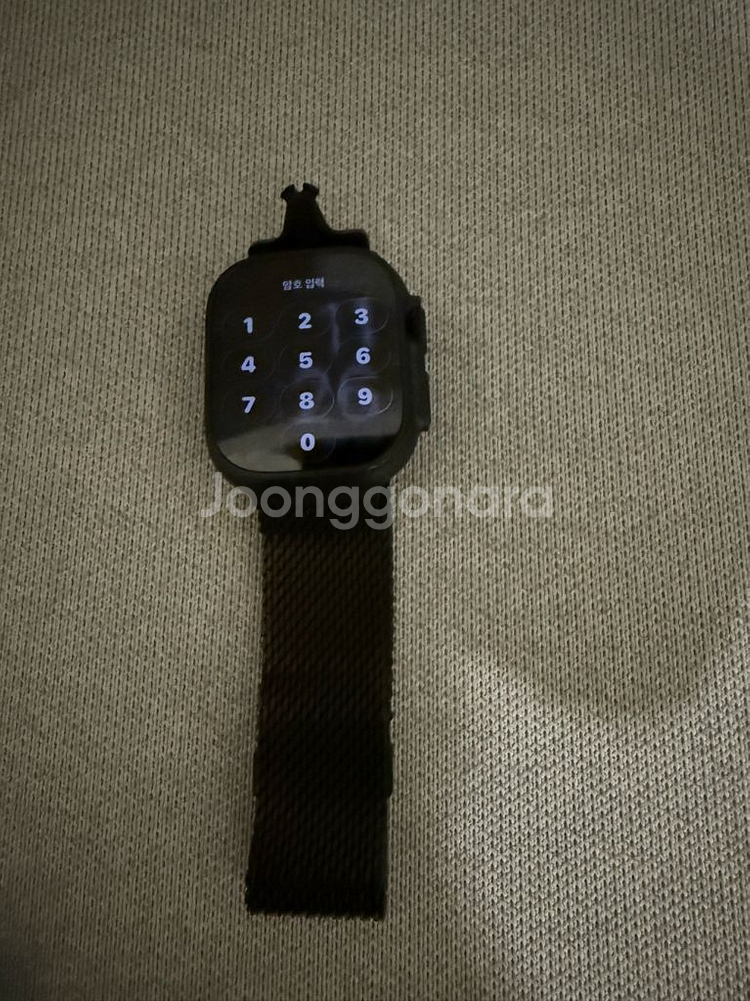 애플워치 울트라3 블랙 미디엄 밀레니즈--2