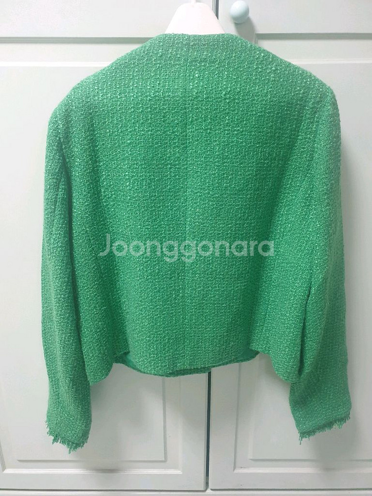 (55 free) 샤틴 체인장식 트위드 자켓--1