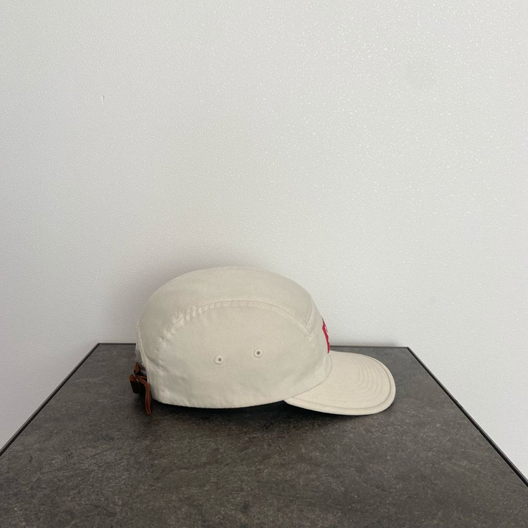 (OS) 슈프림 박스로고 캠프캡 모자 내츄럴--2