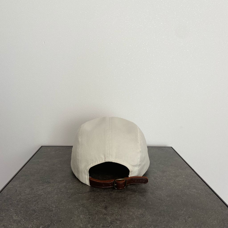 (OS) 슈프림 박스로고 캠프캡 모자 내츄럴--3