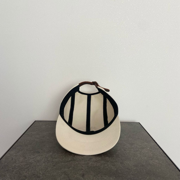 (OS) 슈프림 박스로고 캠프캡 모자 내츄럴--4