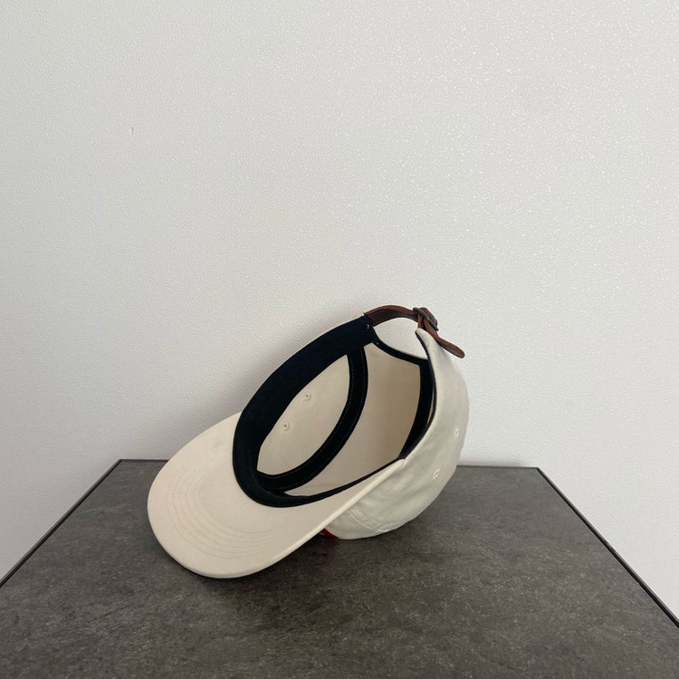 (OS) 슈프림 박스로고 캠프캡 모자 내츄럴--5